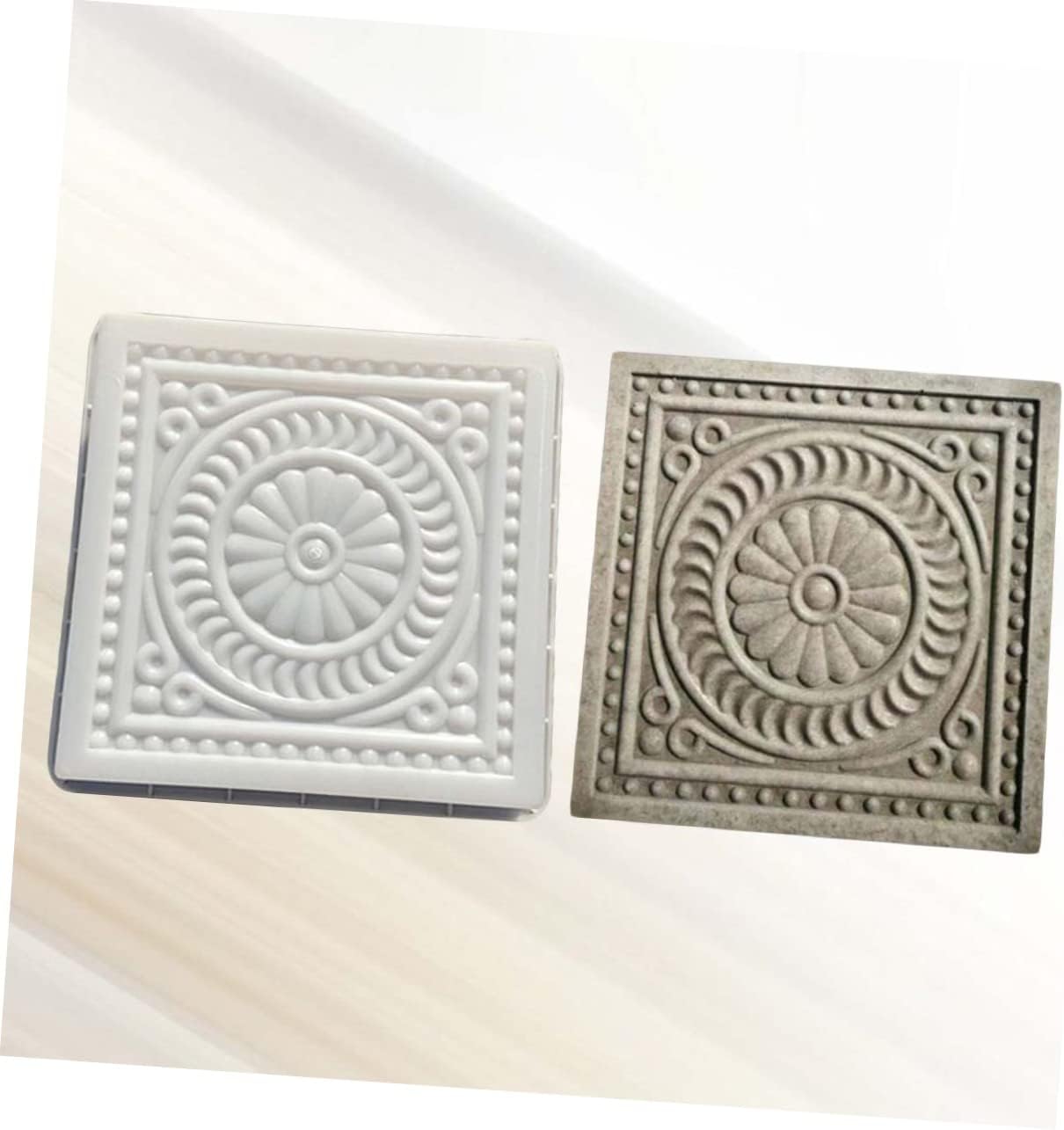 Garden Stones Outdoor Diy Paver Molding Reusable Stepping Stone Molds Concrete