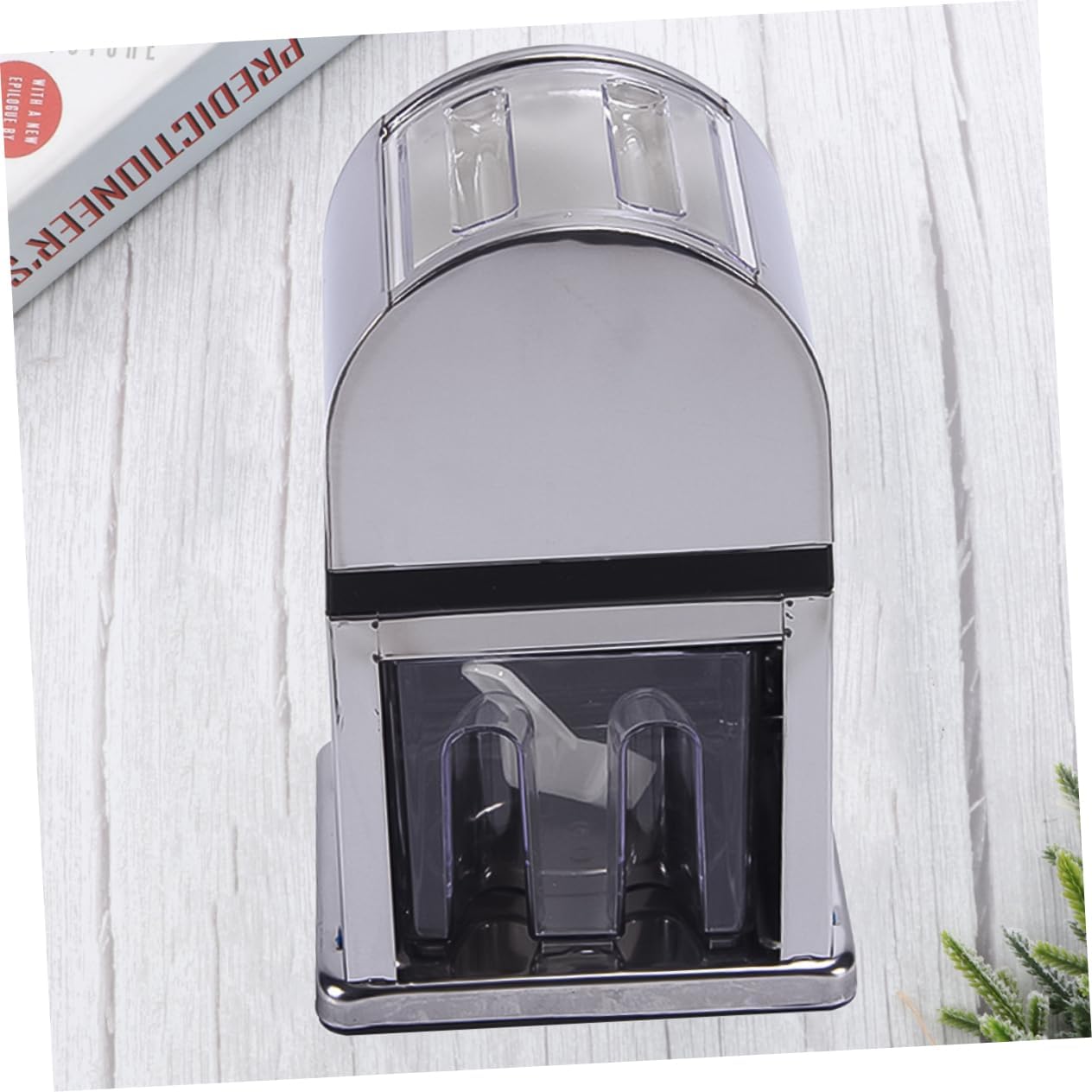 Manual Ice Shaver Machine Compact for Easy to Clean Handheld for Home Use Essential Kitchen Tool for Refreshing Treats