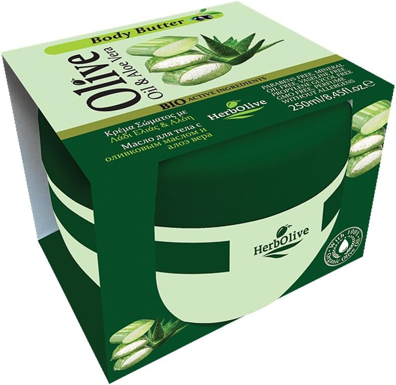 Herbolive Beurre corporel, Aloe vera 250 ml