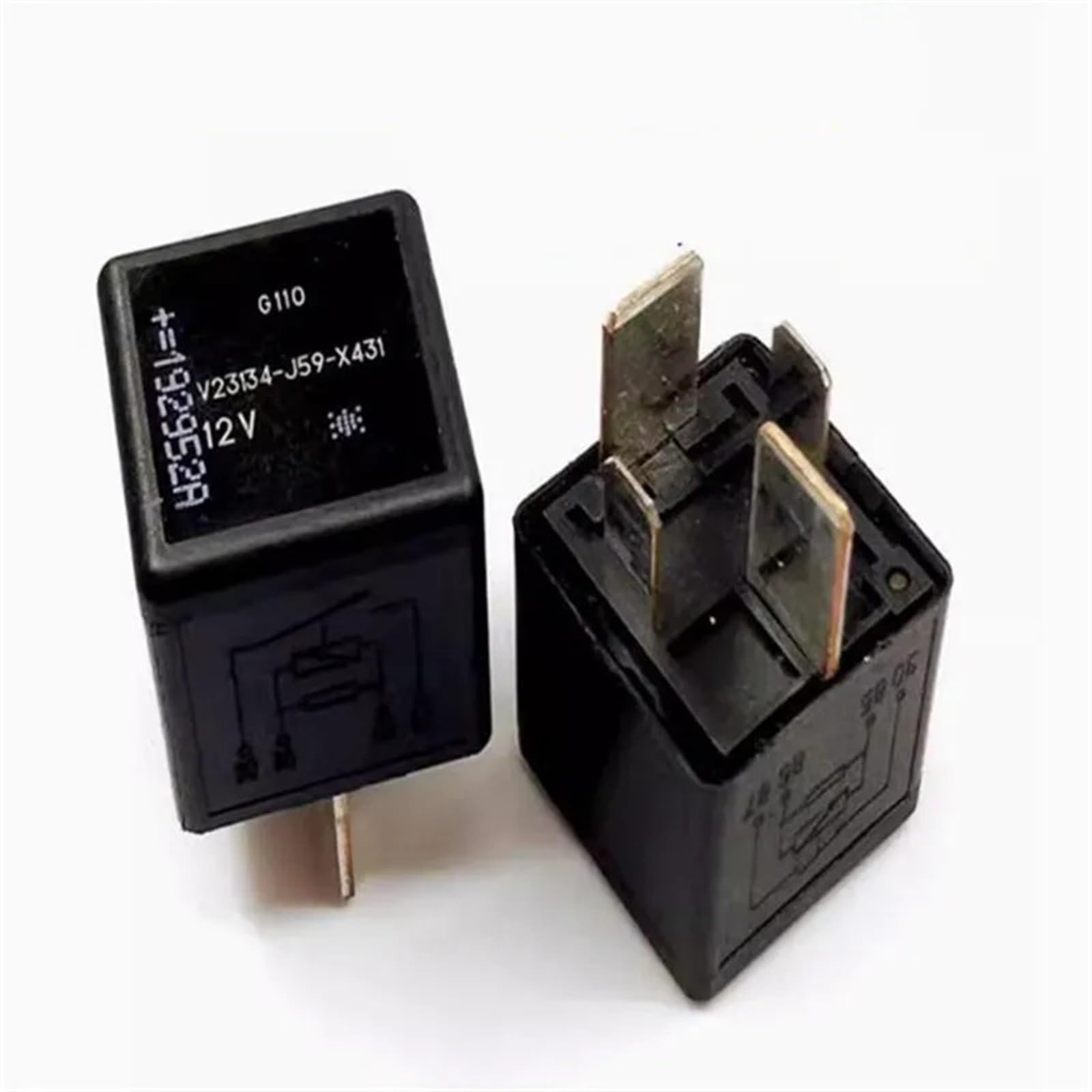 Relais V23134-J59-X431 12VDC 4PIN composant électronique pour boîtier fusible