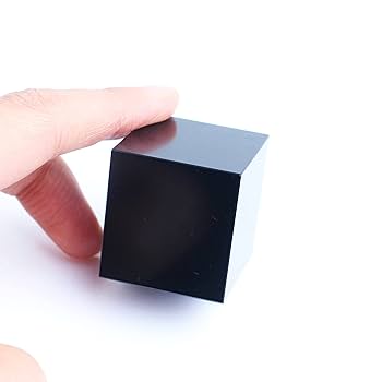 Amazon.co.jp: YAAMEI ナチュラル 1個の天然黒の黒曜石ブロック