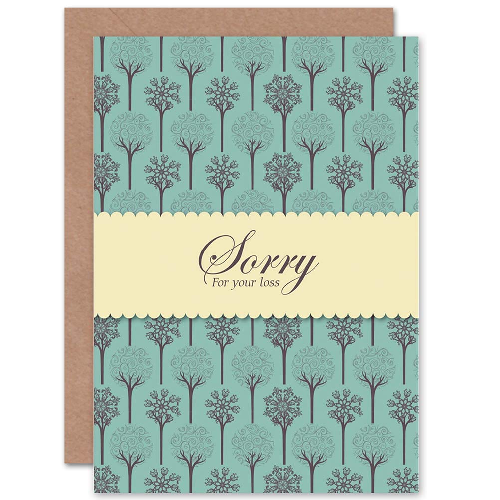 Wee Blue Coo CARD GREETING BEREAVED SYMPATHY YOUR LOSS