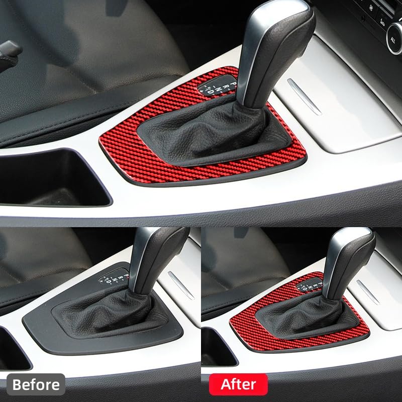 Adesivo In Fibra Di Carbonio Per BMW Serie 3 E90 (2005-2013) - Per Cruscotto E Pannello CD, Tipo B14