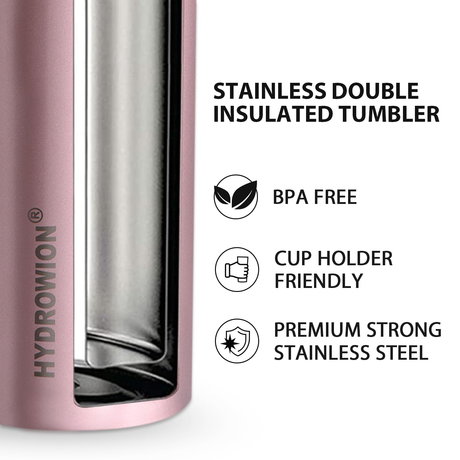 20 oz Insulated Tumbler Skinny Coffee Cup with Straw Lid 24 Hrs Cold