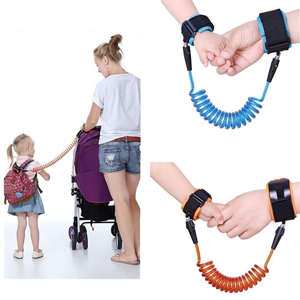 Portible Baby Child Anti Lost Safety Wrist Link Harness Strap Rope Leash Walking Hand Belt for Toddlers, Kids(Colour Assorted) 1