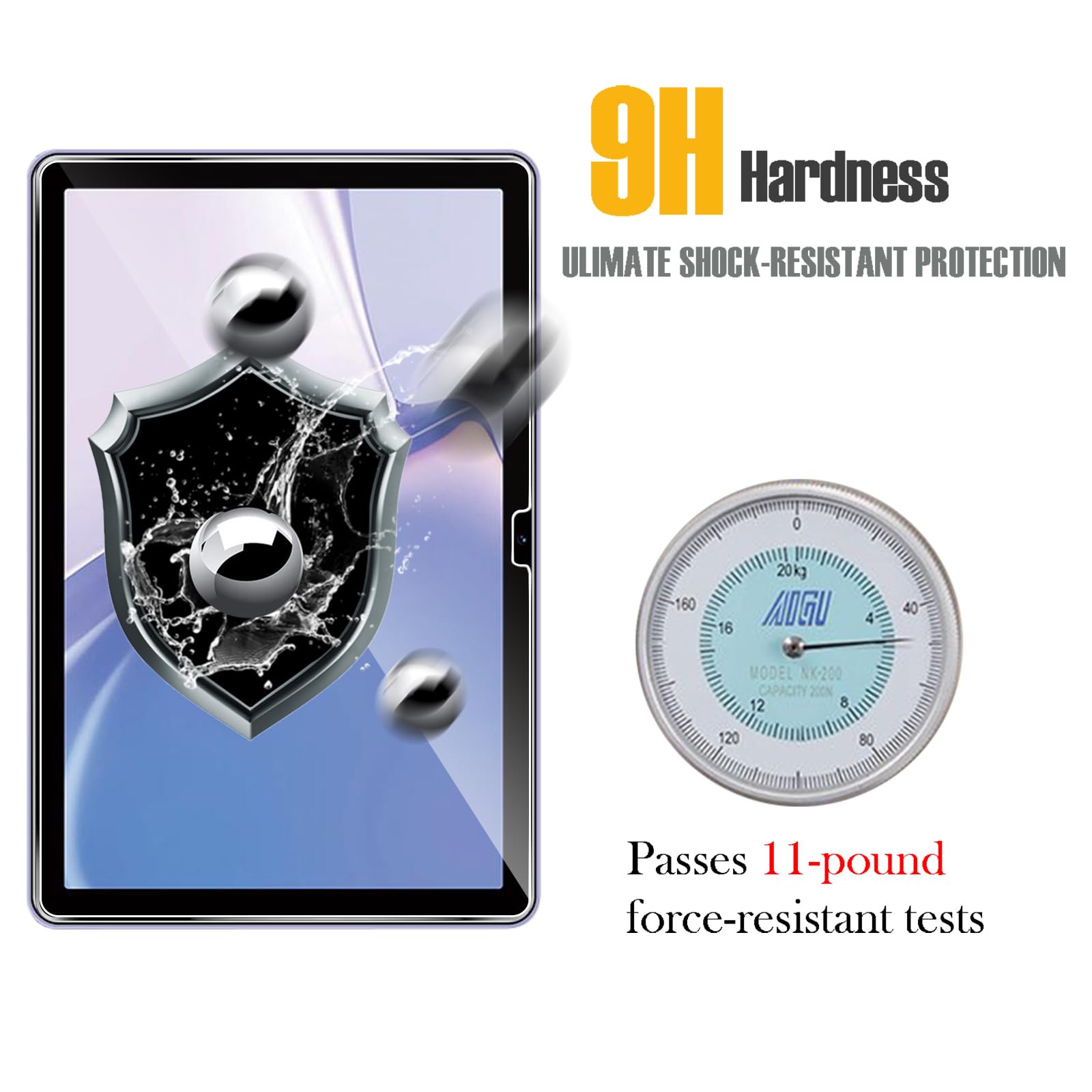 Panzerglas-Schutzfolie Für DOOGEE T10W Tablet – 9H Härte, Oleophob, Ultraklar, 0,3 Mm