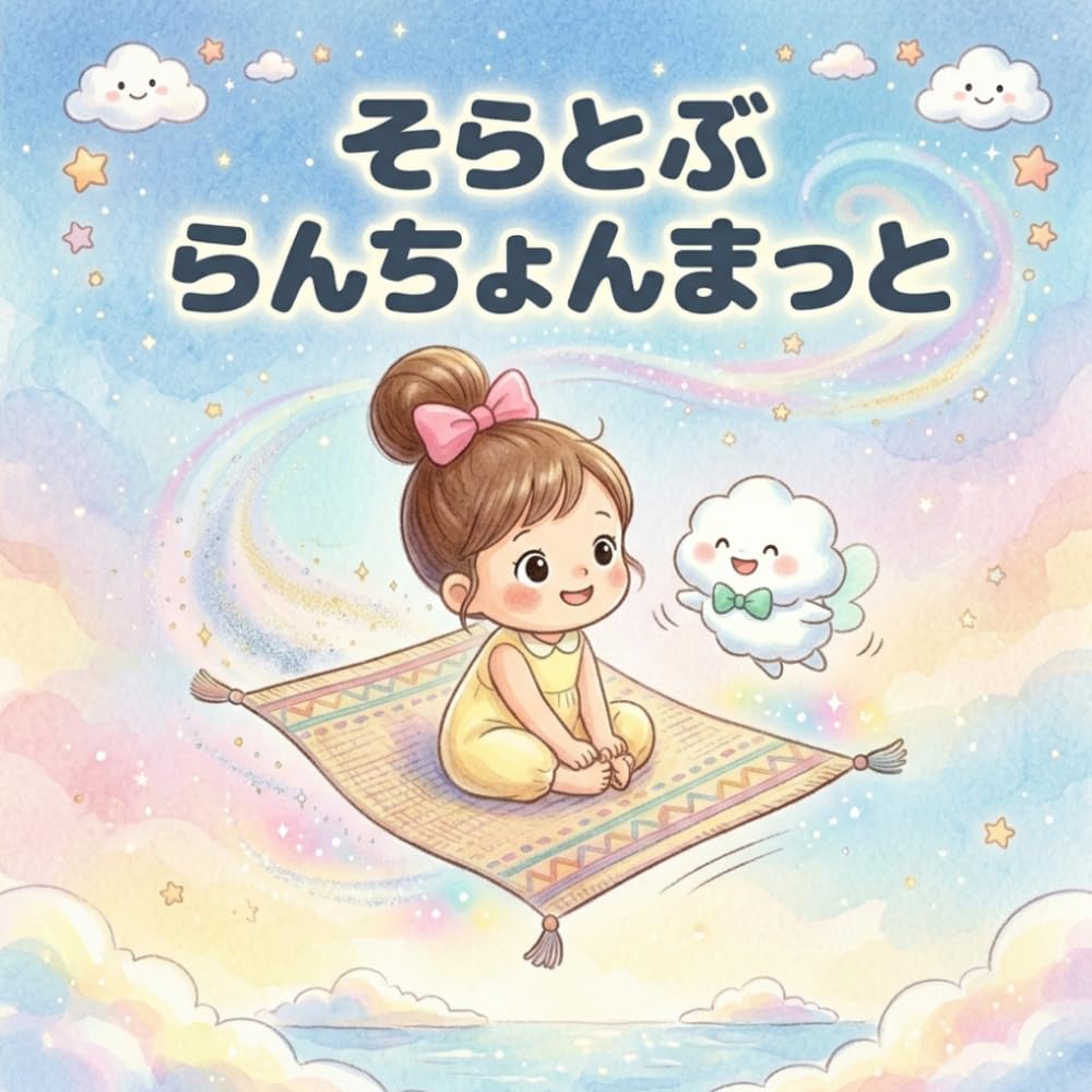 そらとぶ らんちょんまっと: 2歳・3歳・4歳・5歳向け 遊び食べと立ち歩きを防ぐ 魔法の食育えほん