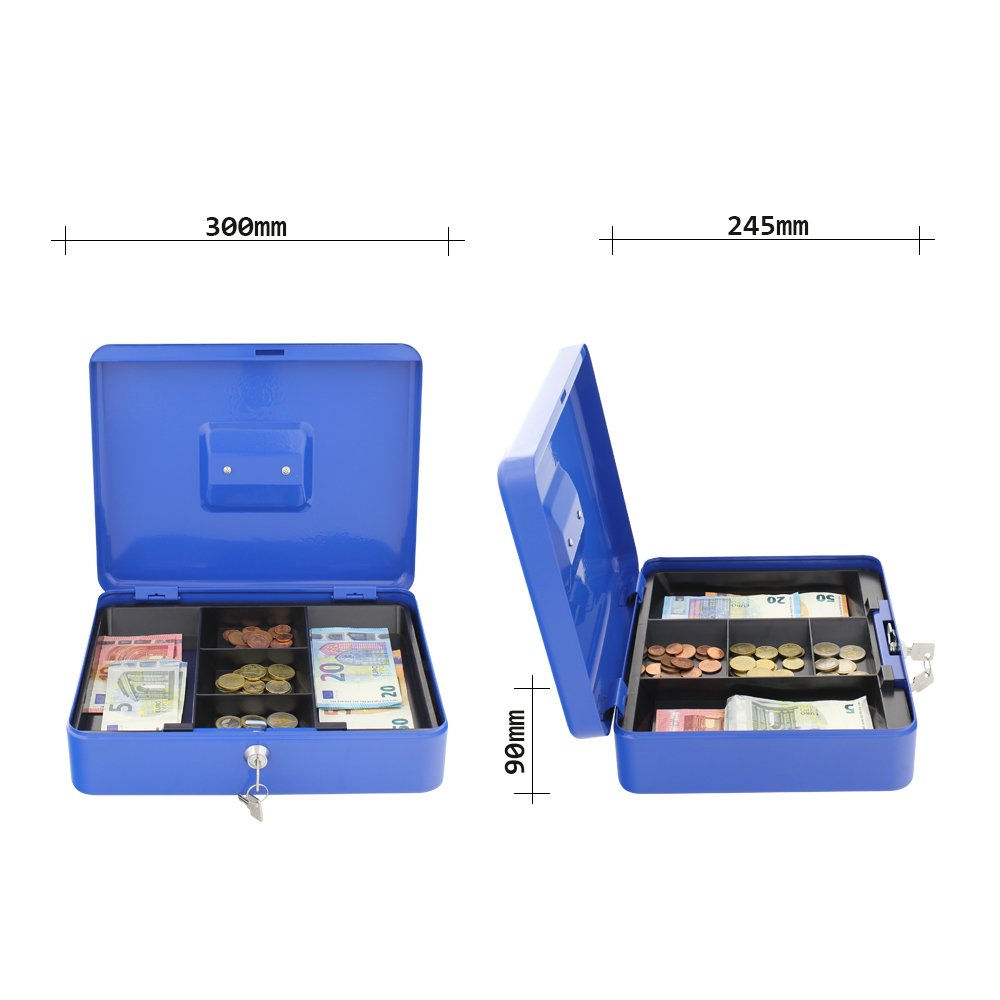 Rottner Geldkassette Traun 4 blau
