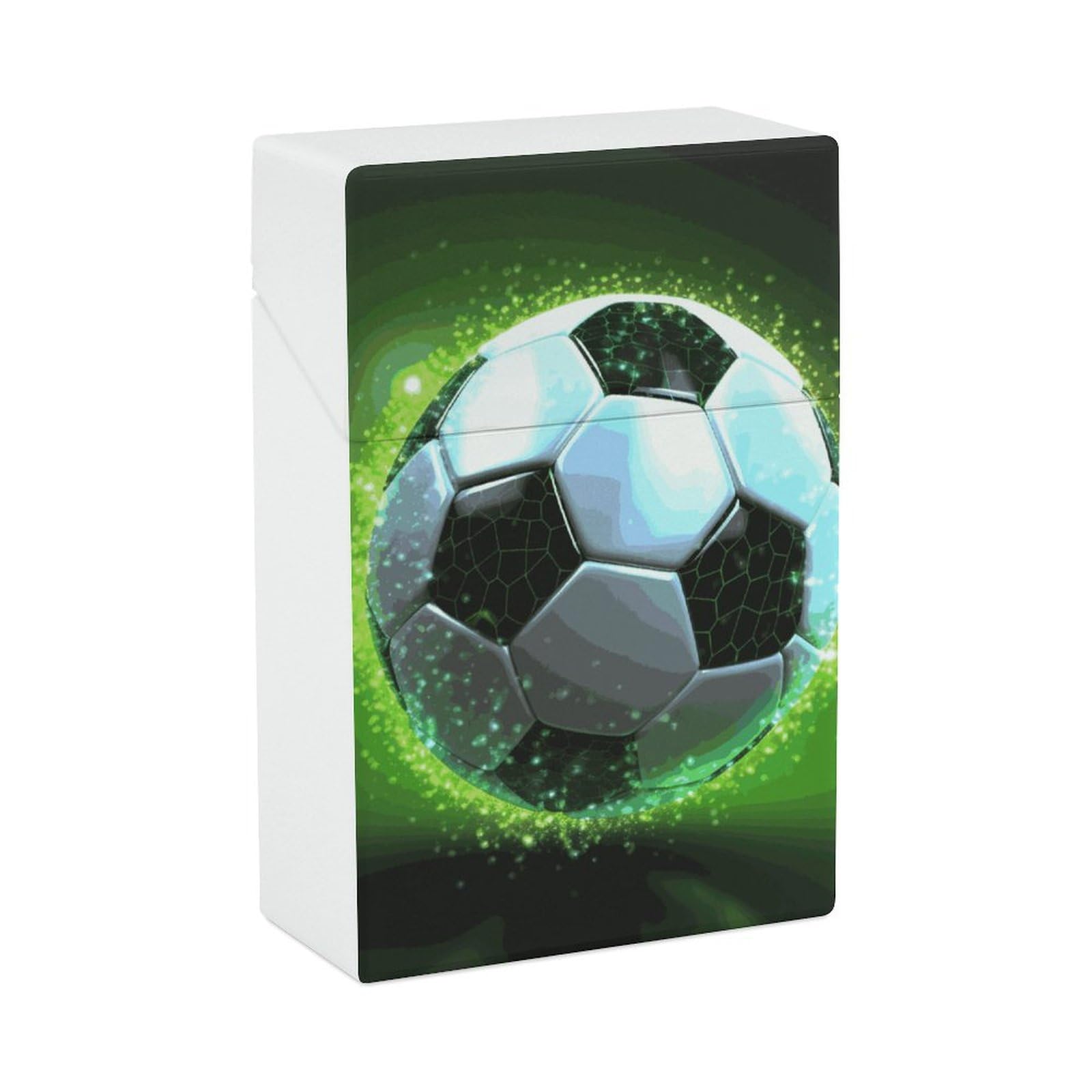 Amazon.com: Cool Soccer Ball Cigarette Case Portable Waterproof Cigarette  Box Plastic Normal Size Pocket Cigarette Box Holder Flip Open Storage Case  for Men Women : Health & Household