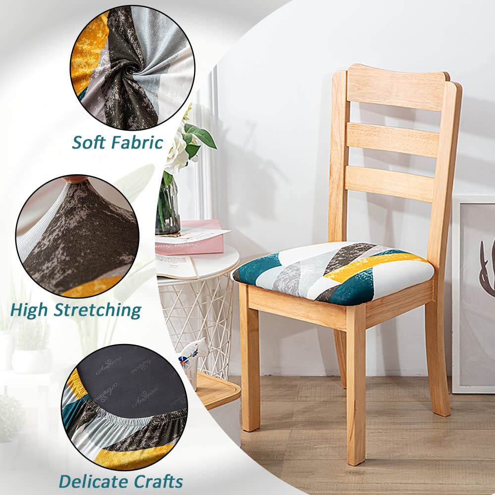 Lot De 6 Housses De Chaise Spandex Stretch Gris Anthracite – Universelles, Lavables, Anti-Taches – Parfaites Salle à Manger, Mariage, Hôtel