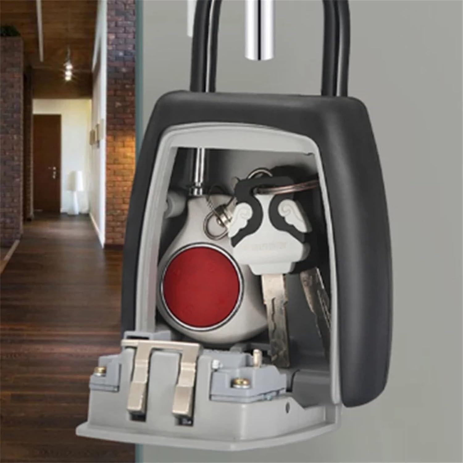 キーボックス 壁掛け 屋外 ダイヤル式 暗証番号 パスワード 4桁 南京錠 ダイヤルキーボックス 鍵収納 受け渡し 防水 頑丈 セキュリティー 防犯  安全 大容量 : lucky9 - 通販 - Yahoo!ショッピング キーボックス パスワードキーボックス灰色4桁のパスワードロック南京錠 ...