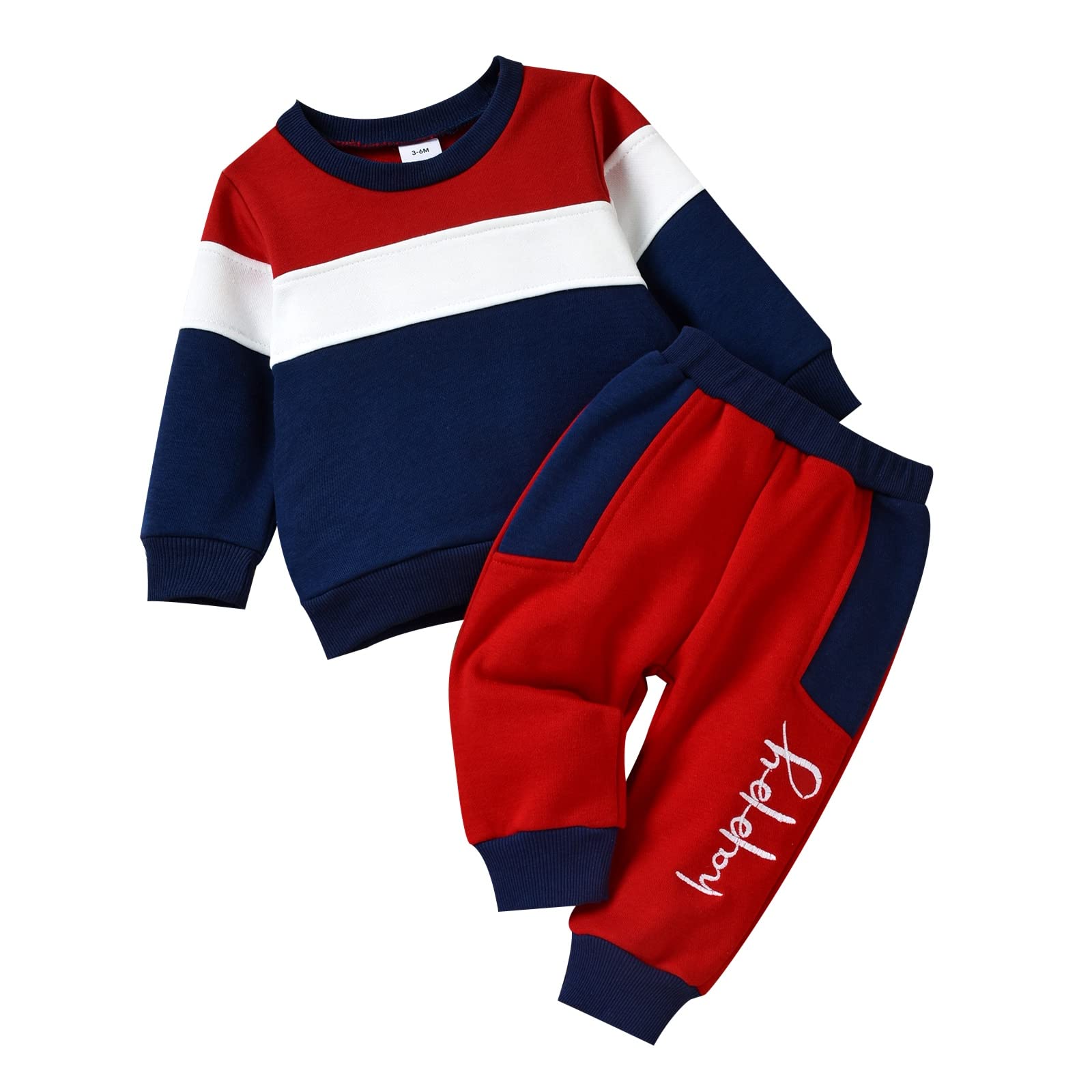 Baby Boy Clothes Infant Fall Long Sleeve Outfits Winter Clothing Sweatshirt Pants 2pcs Set