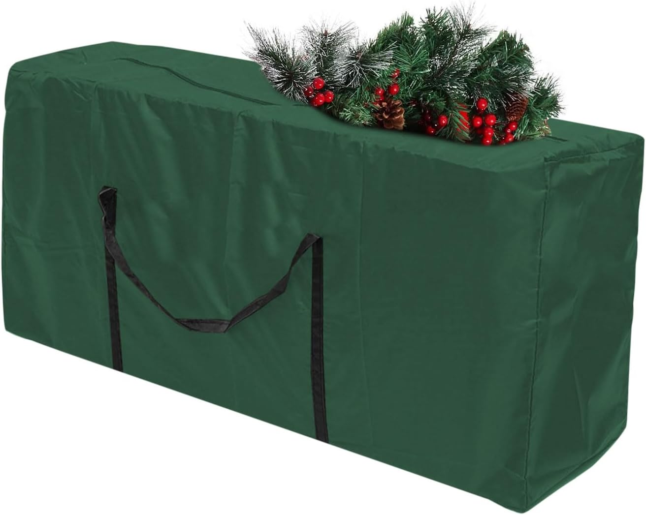 AIZYR Christmas Tree Storage Bag Oxford Cloth Foldable Storage Bag Waterproof Durable for Storing Christmas Utenciles Artificial Disassembled Trees, Duffle Bag,122x39x55cm
