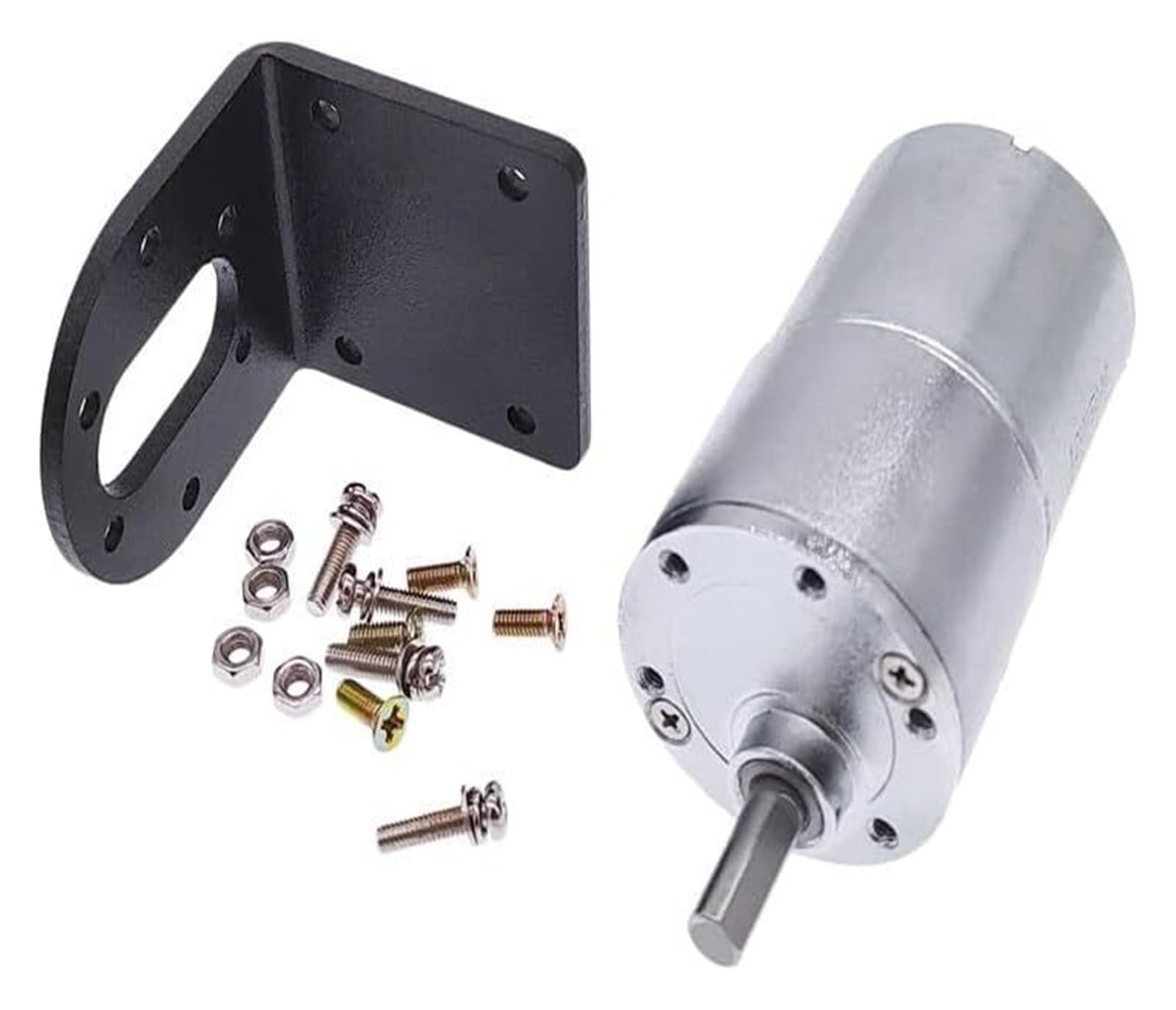 DC-Motor mit hohem Drehmoment, DC 12 V Getriebemotor mit Montagehalterung, Exzenterwelle mit hohem Drehmoment, mehrere Geschwindigkeiten (100 U/min)