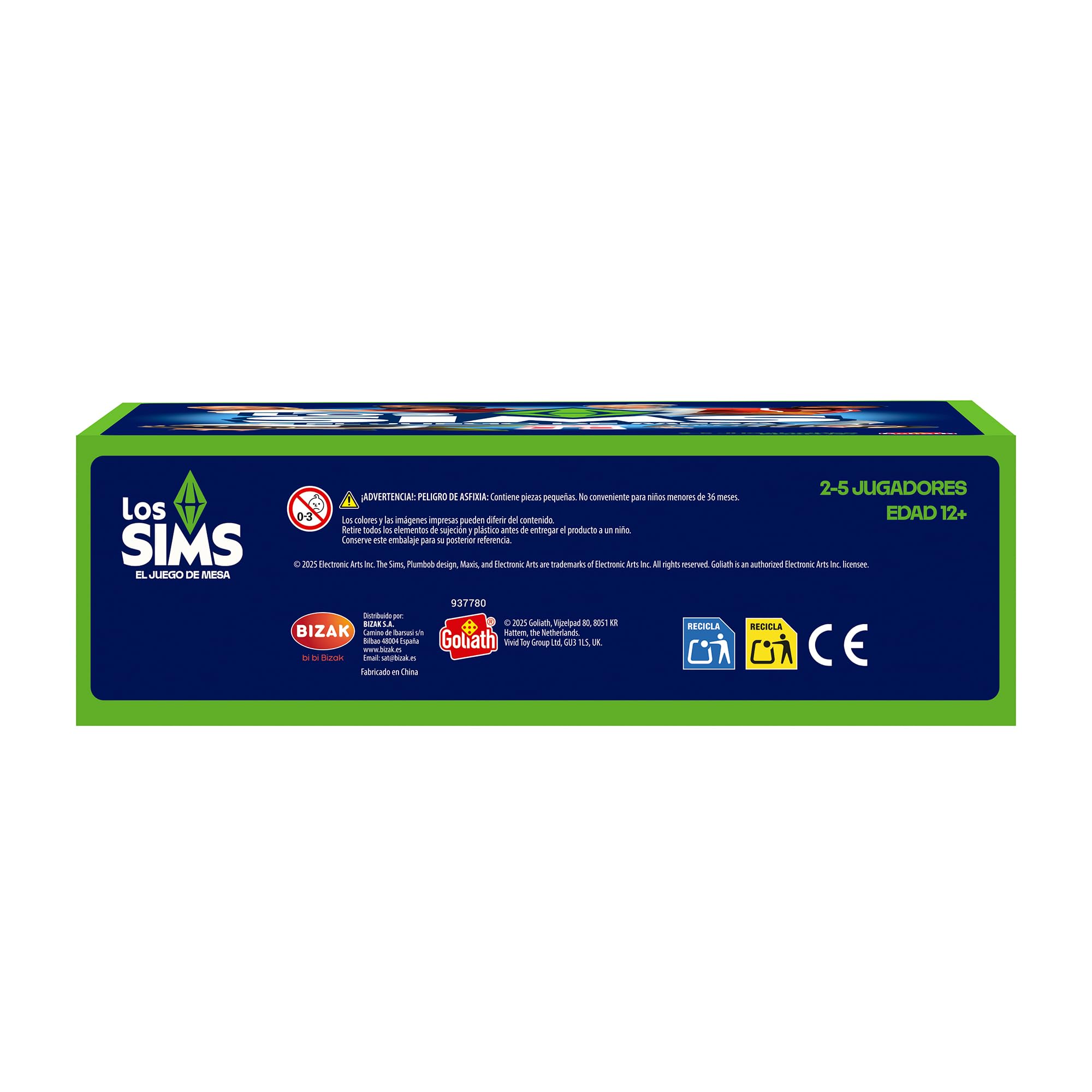 Bizak Los Sims El Juego de Mesa Oficial, Juego de Estrategia y Humor para recrear la Experiencia Sims, CREA tu Personaje y Cumple Objetivos, +12 años (64553864)