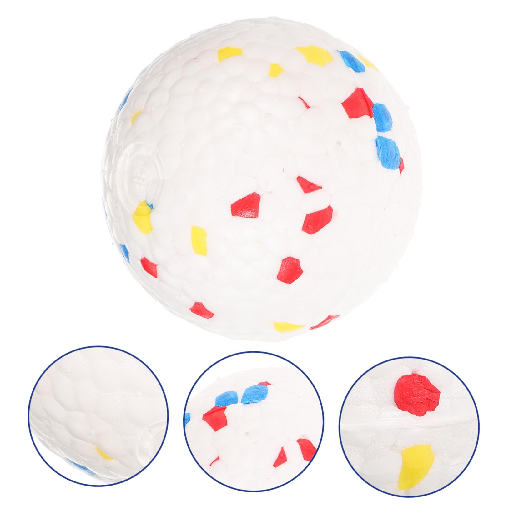 Kisangel 5stücke Bissfester Interaktiver Spielball Für Hunde Elastisches Kauspielzeug Für Welpen Zum Spielen Und Reduzieren Von Langeweile Leicht Und Schwimmfähig Für Kleine Und