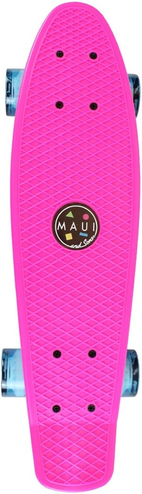 Maui and Sons MSSKT3032 Shark Skateboard Street, Pink