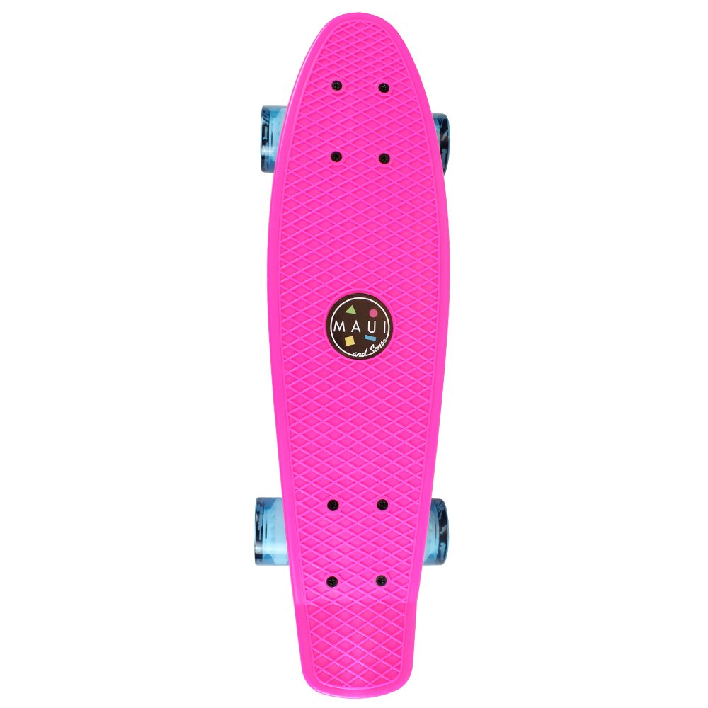 Maui and Sons MSSKT3032 Shark Skateboard Street, Pink