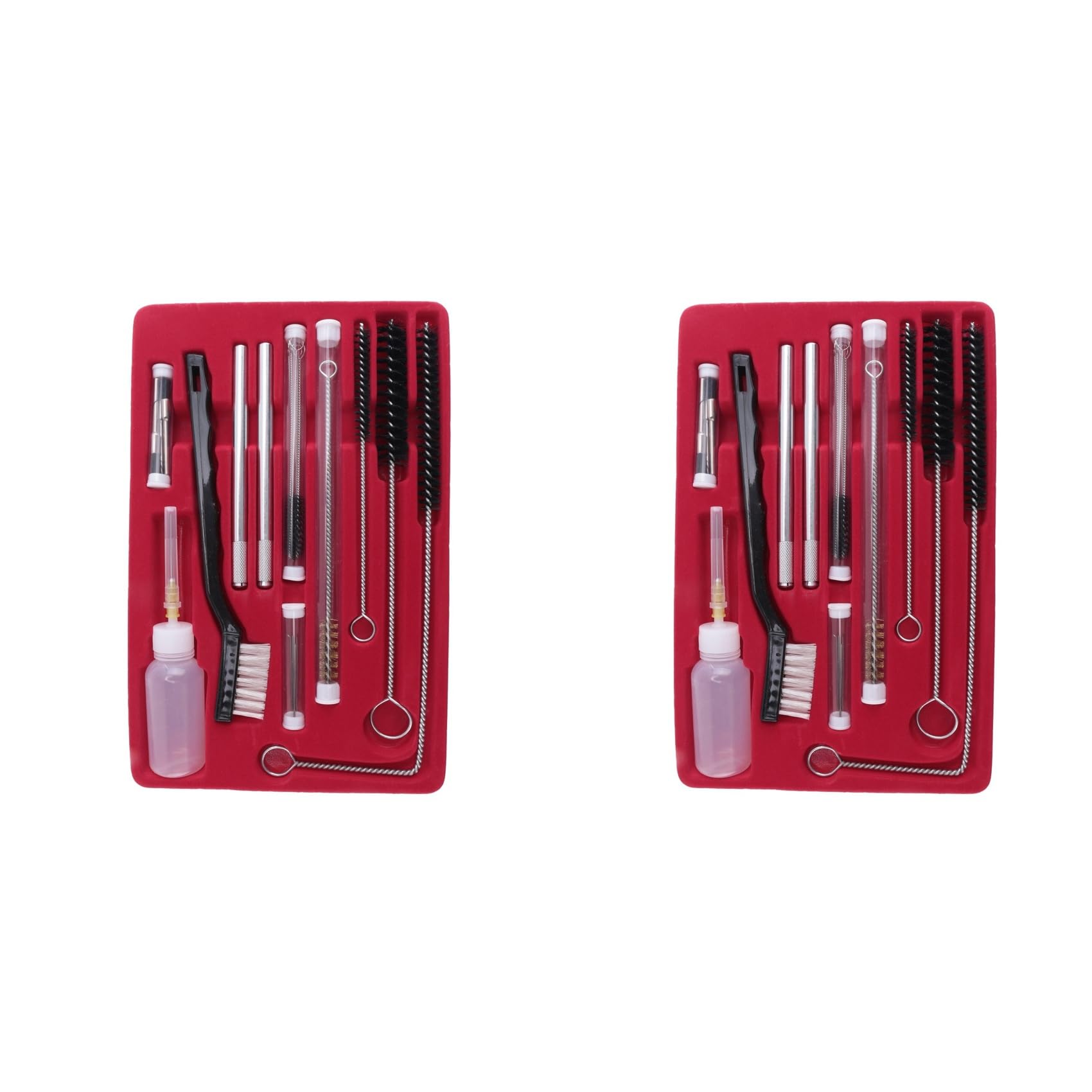 Jnchdghwa As Shown 44Pcs Professional Sprayer Cleaning Brush Cleaning Kit Cleaning Tool Paint Brush Cleaning Oil