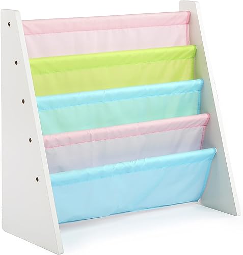 Miniatura 5 de Humble Crew Organizador de juguetes para niños con estante para libros y contenedores de almacenamiento