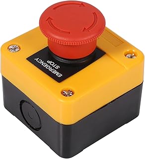 Interruptor de Parada de Emergência Yctze 1 PeçA 660 V 10 A Interruptor de Botão de Pressão de Cogumelo Sinal Vermelho de Parada de Emergência