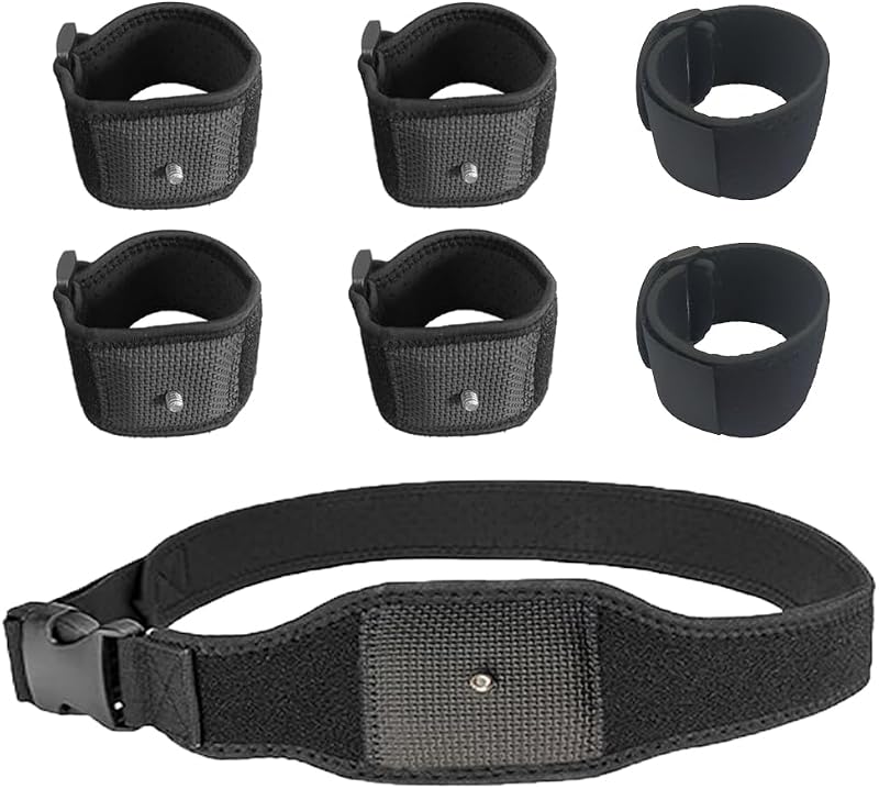HTC Vive Tracker, Vive Ultimate Tracker full-body tracking strap, tracker fixing strap, tundra tracker strap, 1 belt, 4 wrist straps, 2 extension straps.