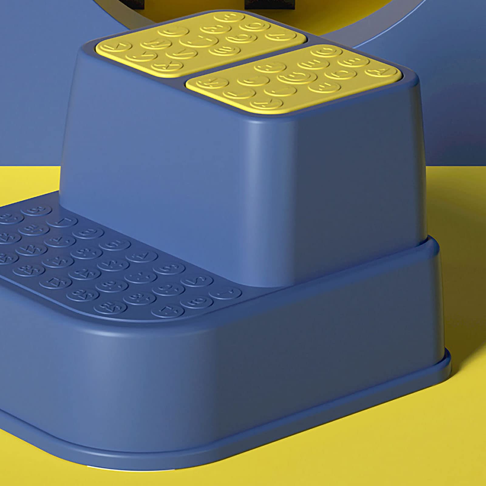 mingzhe Sgabello per WC in Plastica Antiscivolo Resistente per Sgabello da Bagno Bambini Piccoli