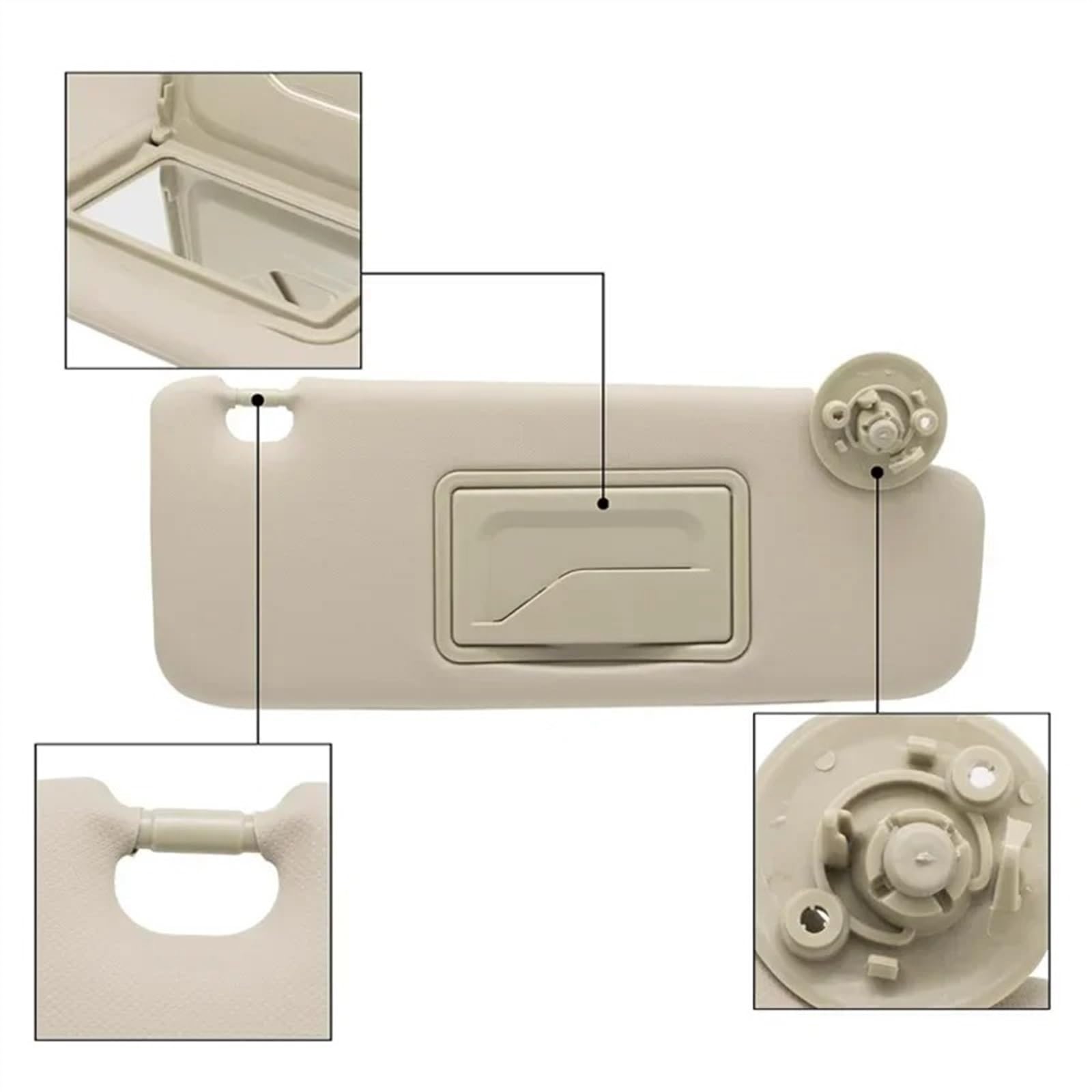 Alette parasole Accessori per visiera parasole per auto per Chevrolet per Sonic per Spark Cruze Aveo 1902132 P95327509 2009-2015 2016 2017 2018 2019 2020 2021 2022 Visiera Parasole(Sono partiti)