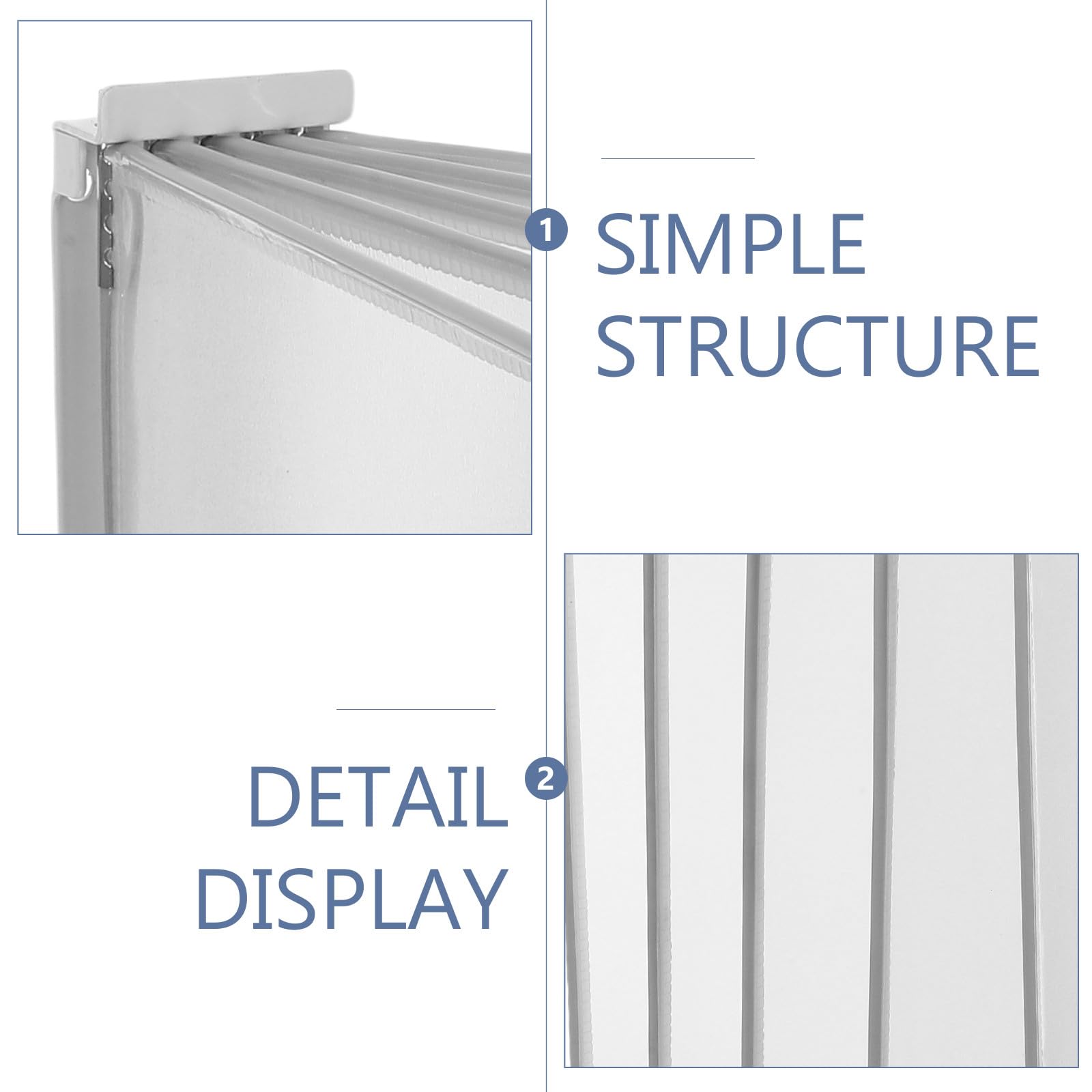 Amosfun Organizzatore da Parete per Documenti A4 5 Pagine, Porta Cartelle Sospese in Pvc e Ferro, Supporto da Parete Stabile per Ufficio e Aula, Espositore Portadocumenti per Riviste