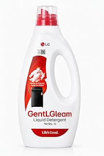 LG GentLGleam Liquid Detergent For Top Load Washing Machines Gentle On Fabrics, Tough On Stains (Part Code CLS31460004)