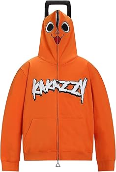 Amazon | レディース メンズ パーカー チェンソーマン周辺 デンジ