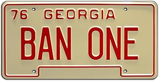 Smokey and The Bandit | BAN ONE | Metal Stamped License Plate