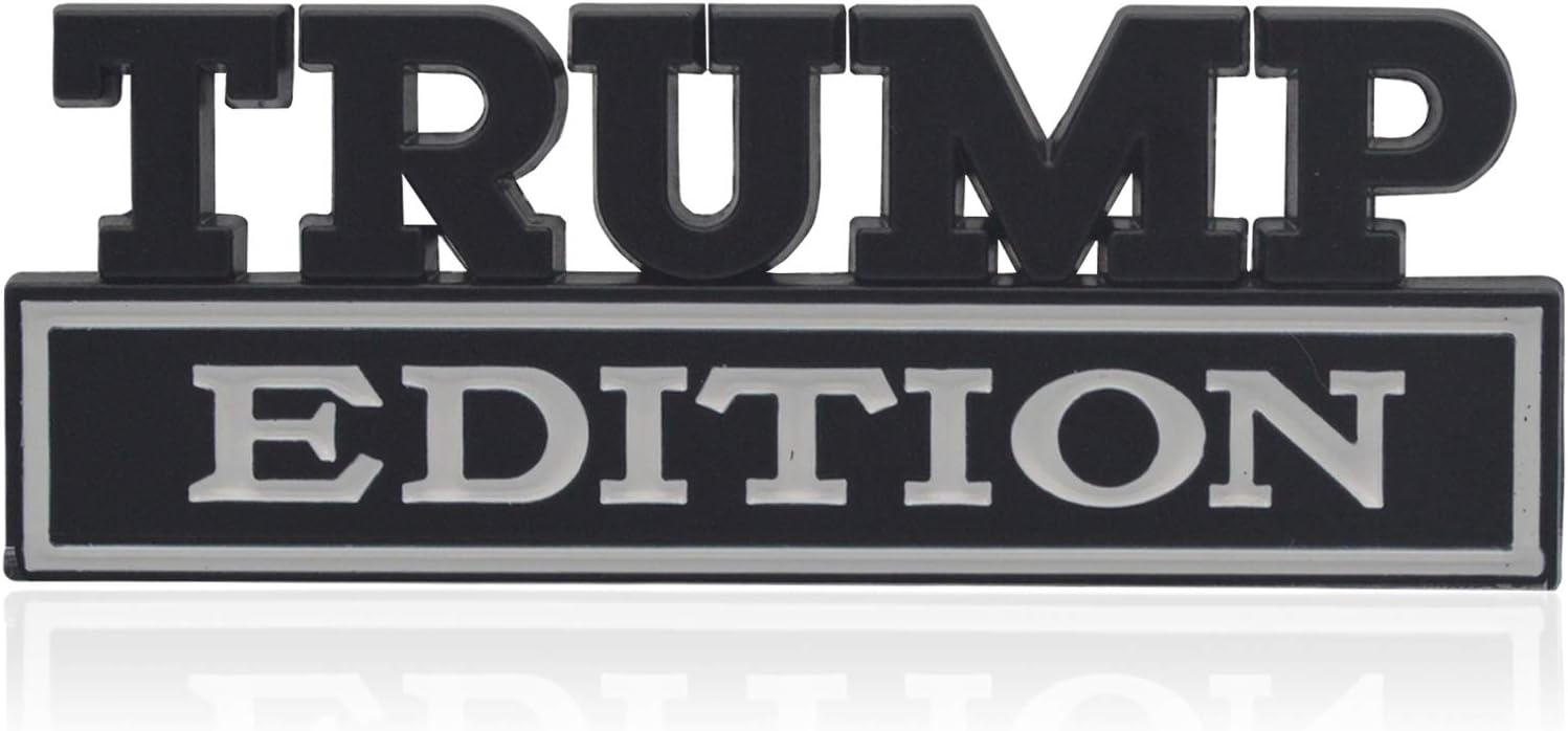 Amazon.com: GeeGeeTop Universal Trump Edition Emblem Sticker ...
