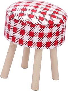 Totority Banco De Casa De Boneca Acessórios Modelo De Casa Em Miniatura Brinquedos Em Miniatura Cadeiras Modelo De Casa De Boneca Mini Cadeira De Cena Banco De Bar Em Miniatura Crianças