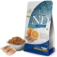 N&D Ocean Kedi Mamas , Ringa ve Portakal, K s rla t r lm  Yeti kin Kediler  in, 1,5 kg