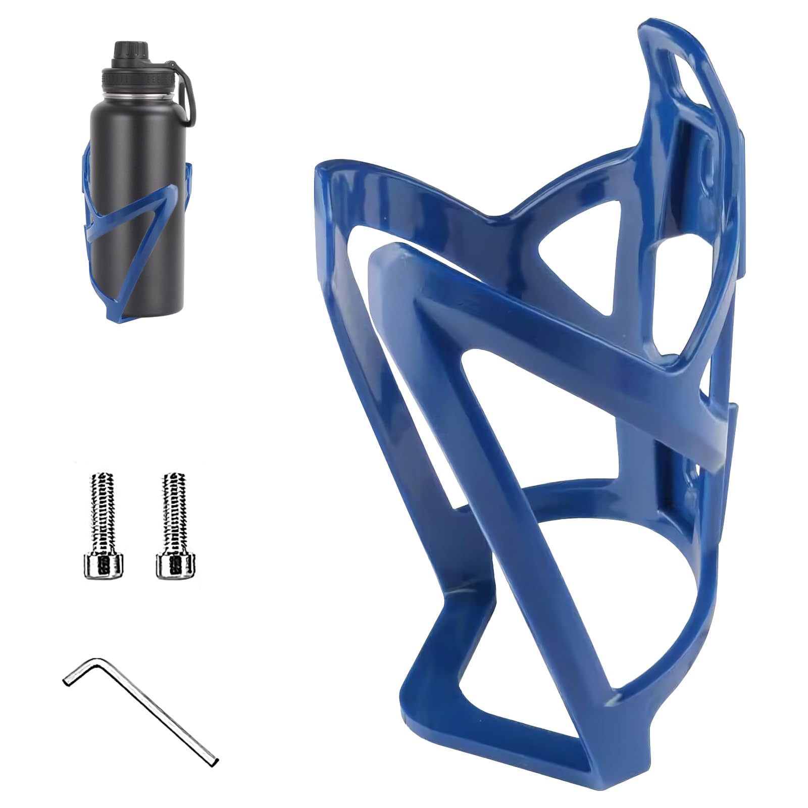 2 Piece Water Bottle Holder for Bike MTB Cup,13.5cm *7cm Mountain Bike Water Bottle Holder Cage with Screws Tool (Color I) โ image 1