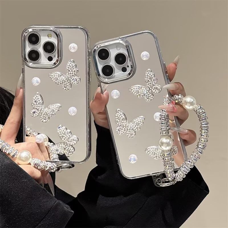 XCYYOO Funda Para Xiaomi Redmi Note 12 Pro 4G/ 11 Pro/ 11 Pro+ Con Cuerda, Liquida Fundas Con Colgante Ajustable Collar Carcasa Transparente Silicona TPU Brillante Antigolpes Protector Case - Morada