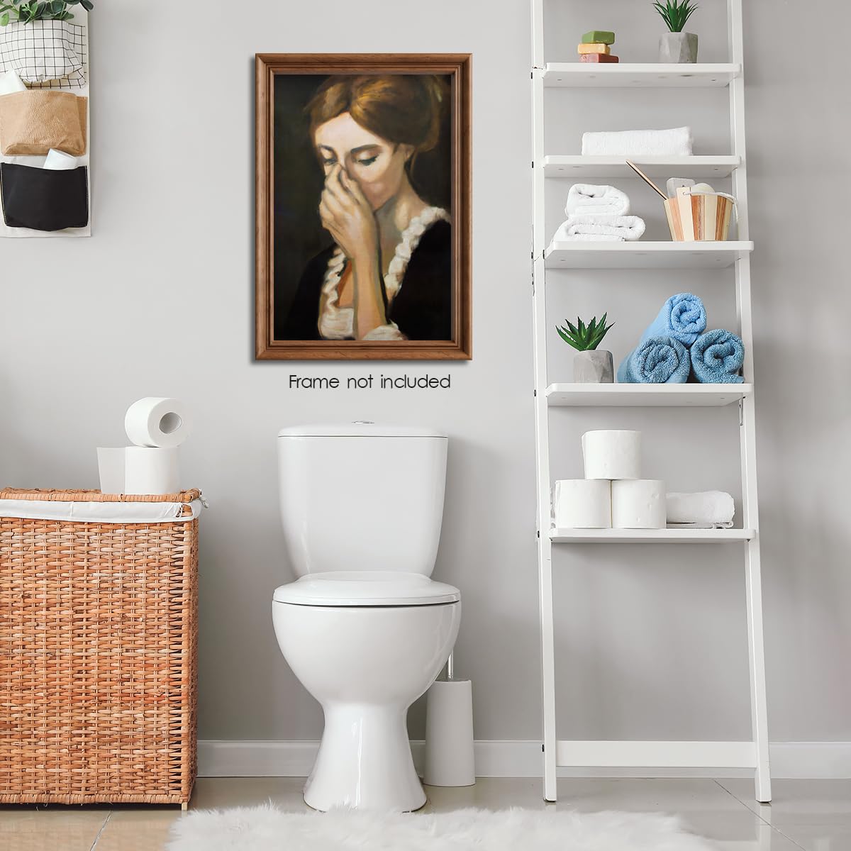 Lustiges Vintage-Badezimmer Poster – Humorvolle Kunstdrucke Fürs WC, 30,5 X 40,6 Cm Ungerahmt