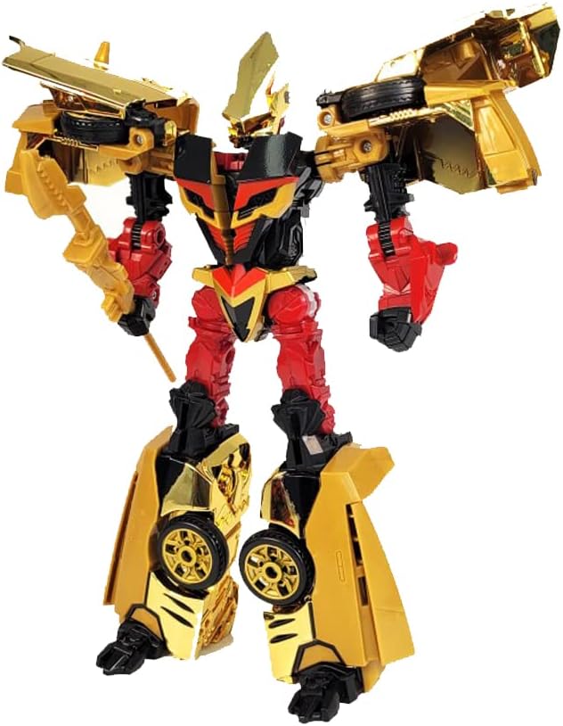 Hello CARBOT Golden Commando Zetren Transformation Action Figure