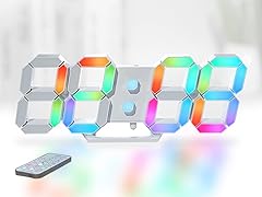 9 . 7 " RGB Neon Digital Desk Clock product image