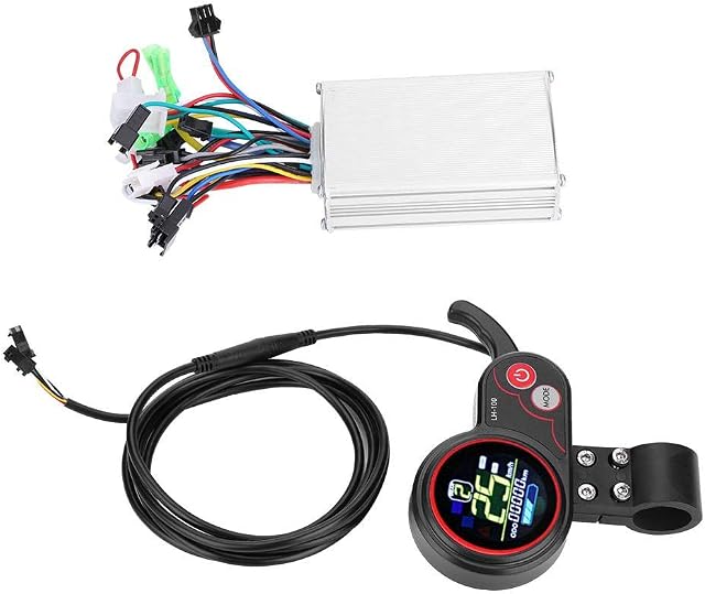 Jadeshay Scooter Controller - LCD Display Control Panel with Shift Switch Accessory, Electric Bike Scooter Controller(48V)