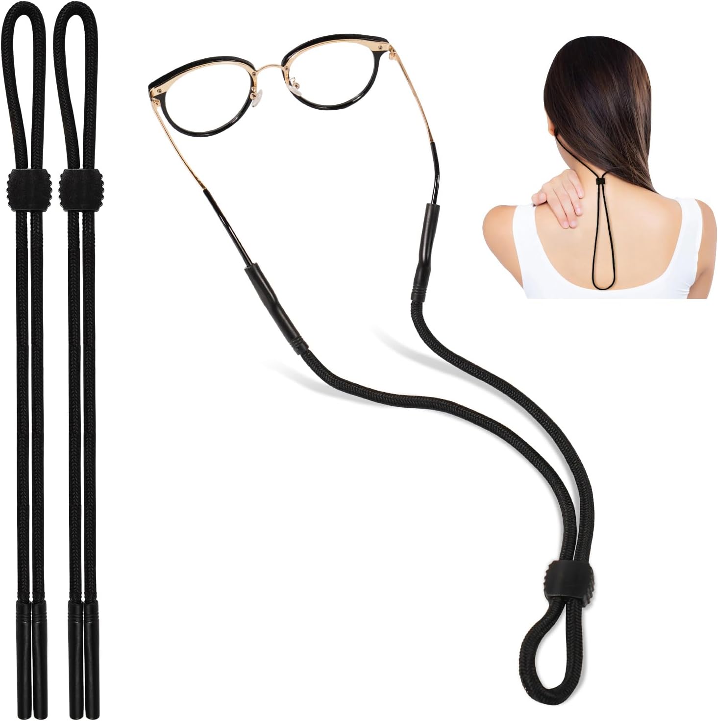 Eye Glasses Holder Strap - No Tail Adjustable Jamaica