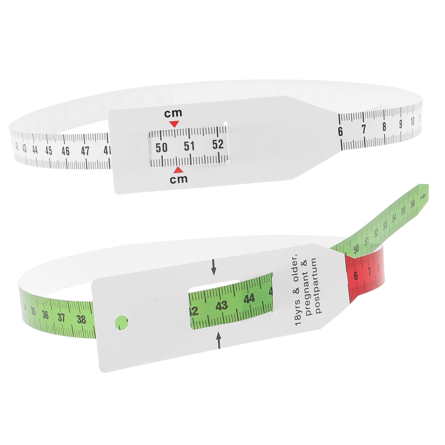 Operitacx 2 Piezas circunferencia de la cabeza cinta métrica tamaño de cintura diadema ancha cinta métrica suave cinta métrica corporal elasticidad cinta adhesiva venda niño