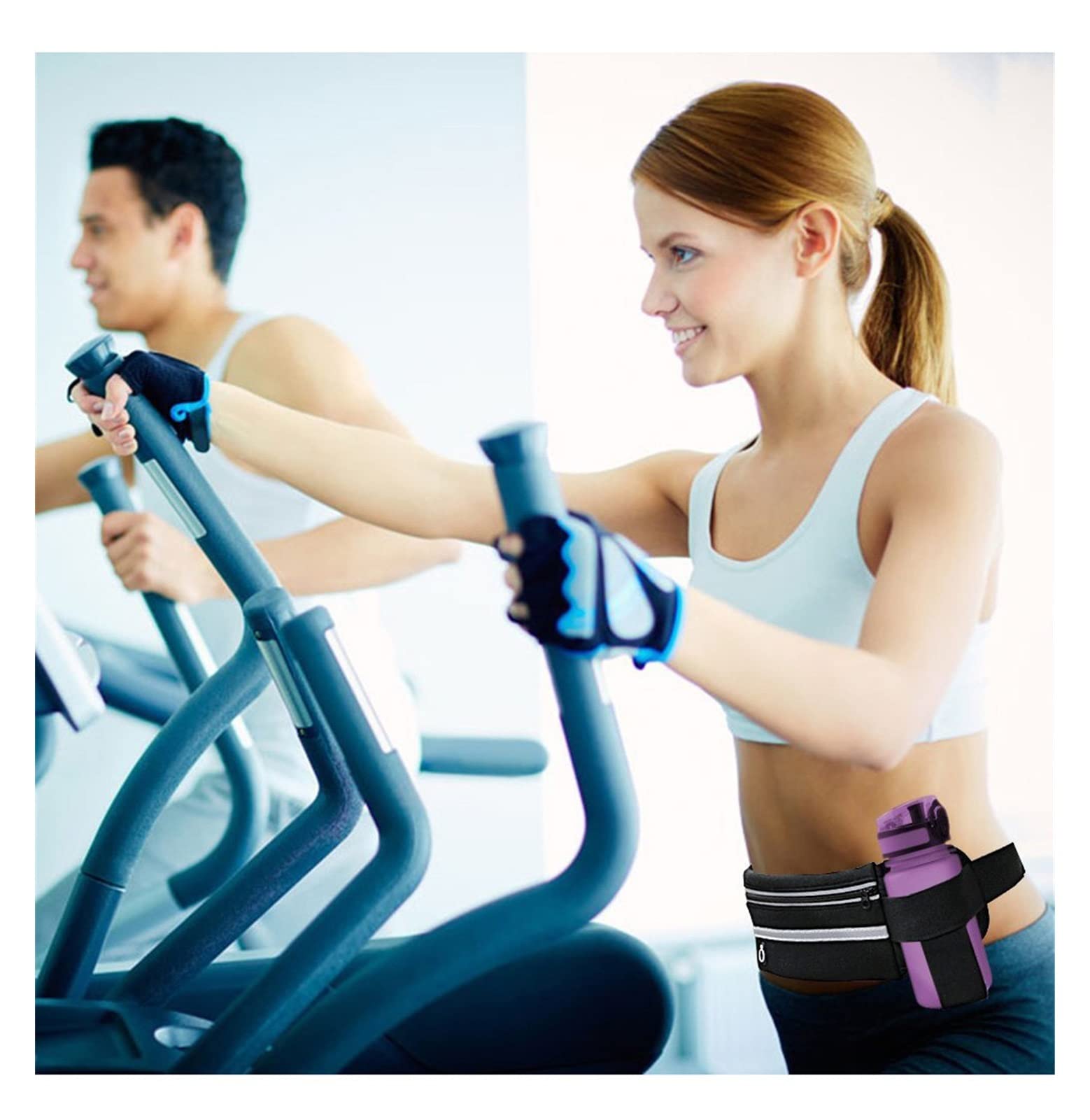 Taillenbeutelgürtel Männer Frauen Mode Sport Banana Beutel Geld Telefon auf Handy PUM Bag Weste Beutel Fanny Pack Farb Travel Accessoire