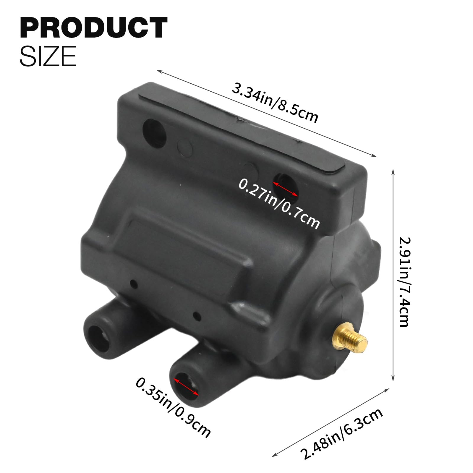 Amazon.com: Aynaxcol 31609-65A 12V 5.0 OHM Ignition Coil 
