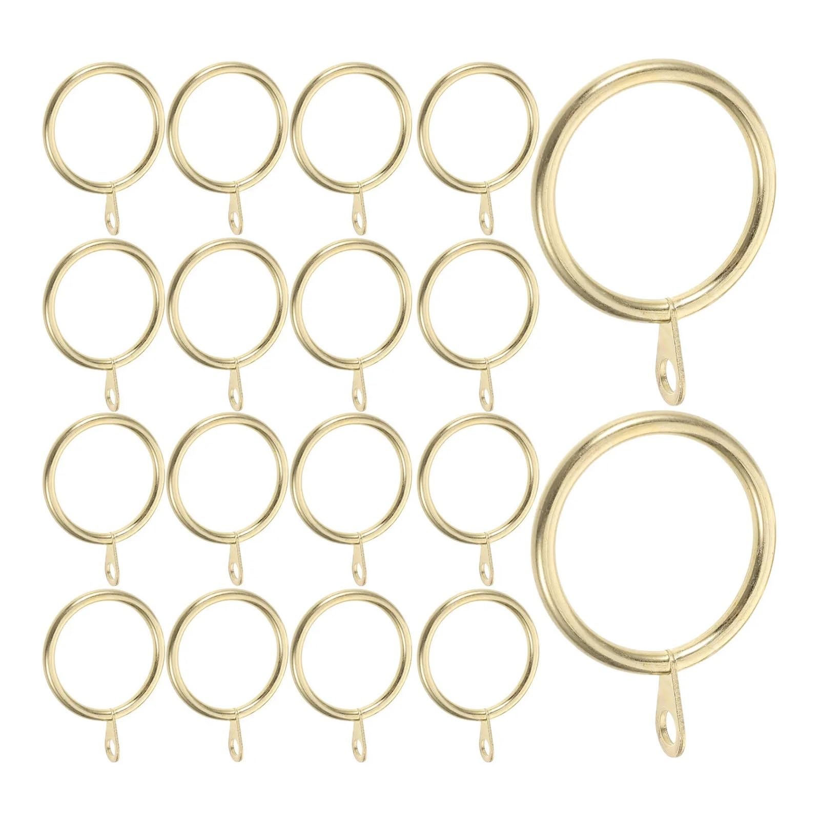 Curtain Grommets 80Pcs Heavy Duty Metal Eyelet Drapery Rings Id Smooth Finish Curtain Rod For Thick Lightweight Curtains Shower for Curtains Drape