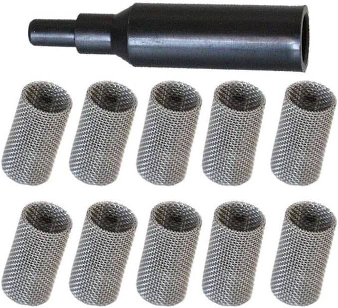 16-Piece Steel Strainer Screen Set Diesel Parking Heaters – Atomizer Mesh Filter Glow Burner Evaporator Cleaning, Compatible with Most Car & Truck Heater Models(16PCS)