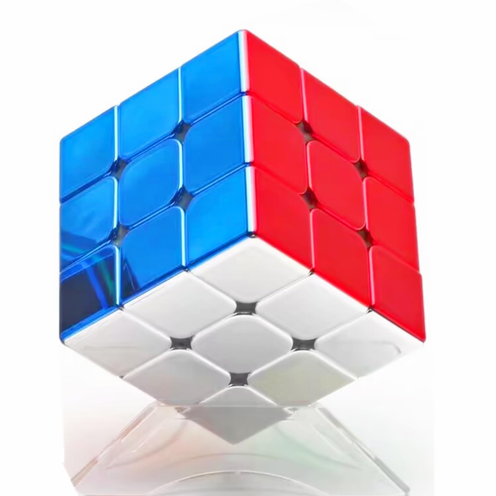 cuberspeed ShengShou Legend 3x3 Magnetic Shiny Speed Cube 3x3x3 M Metallic Mirror Reflective Stickerless Magnetic Speed Cube