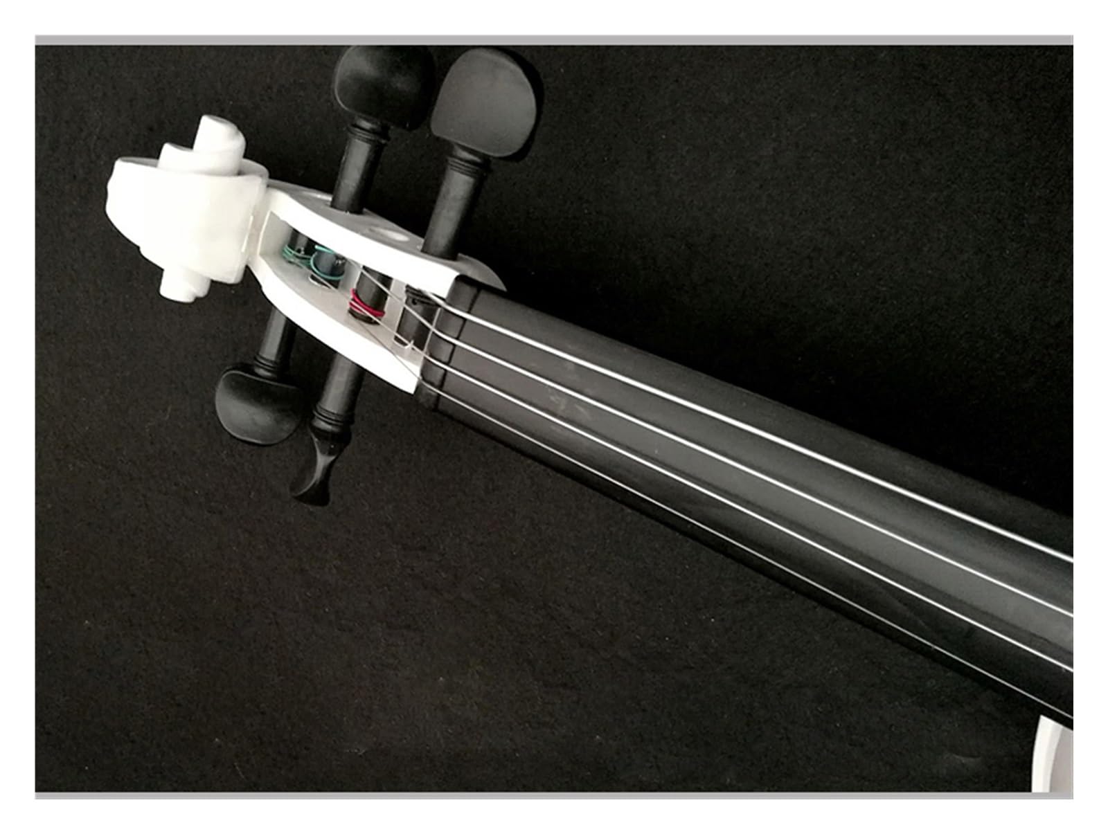 Violine Set Anfängergeige, Erwachsene, weiße Geige, komplettes Set geliefert (Color : 1/8)