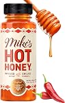 Mike's Hot Honey, Spicy Honey Infused With Chili Peppers, 10oz Bottle | Sweet Heat Honey, Hot Sauce, Certified Kosher, Gluten-Free, Paleo-Friendly, Perfect for Pizza, Wings, Cheese & More